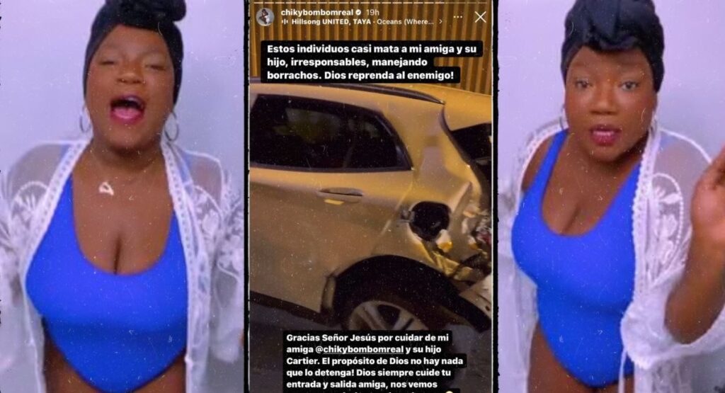 Chiki Bombom sufre aparatoso accidente