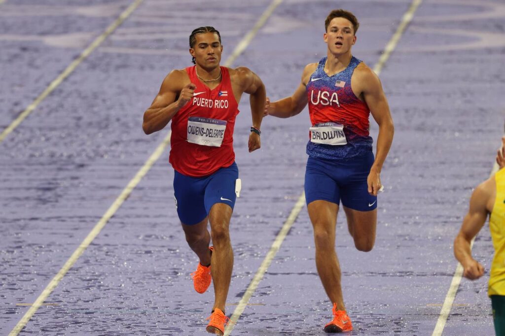 Ayden Owens en el decatlón Olímpico