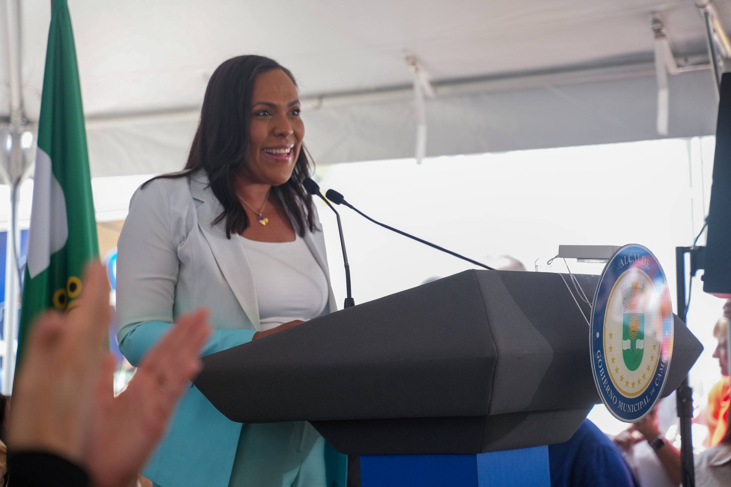 La secretaria de Estado, Rosachely Rivera Santana