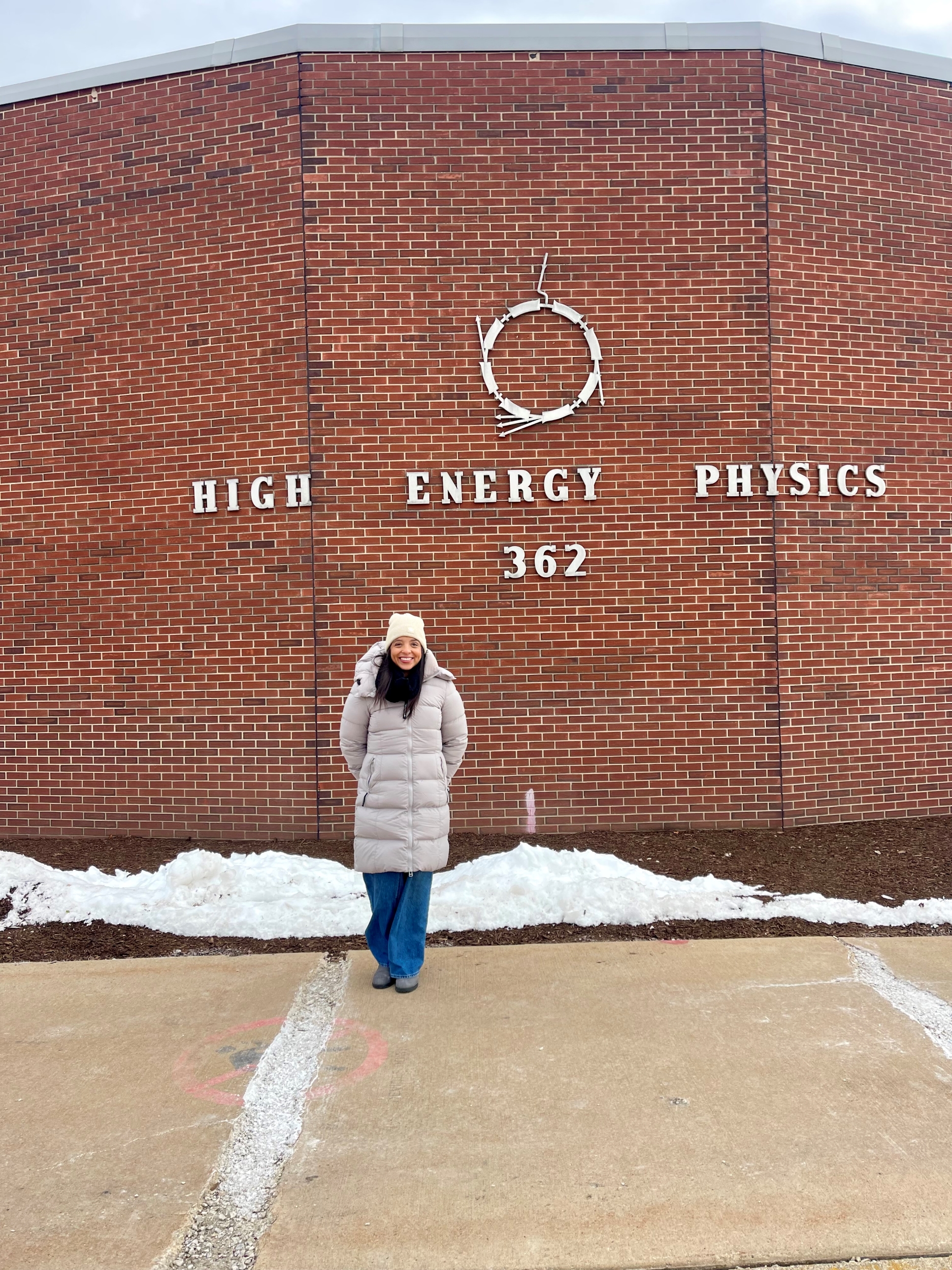 Alondra Rodriguez Rolon en el Argonne National Laboratory ANL en Illinois 