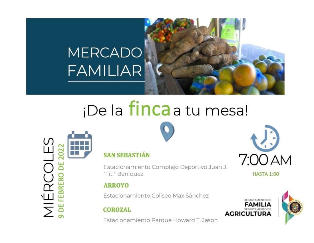 Agricultura y Familia anuncian Mercados Familiares este mes • WIPR