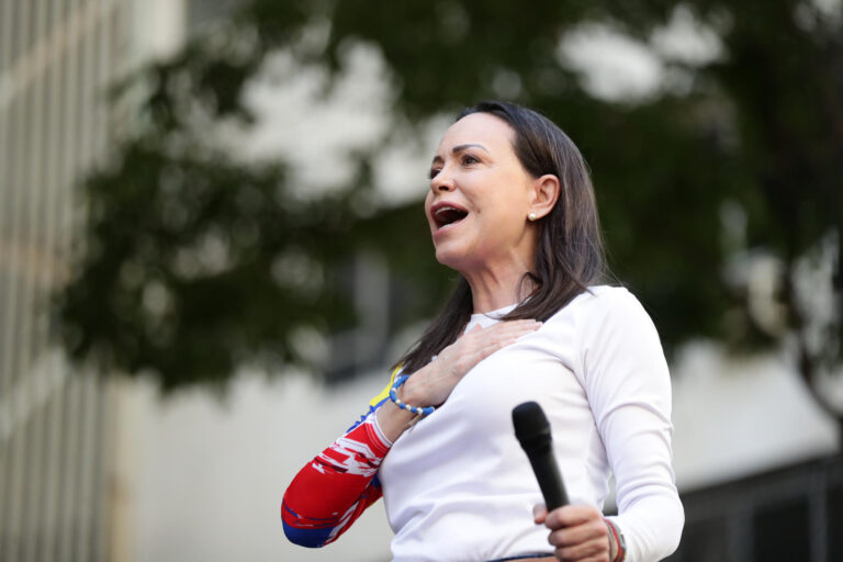 María Corina Machado dice que Venezuela «está cerca de recuperar la libertad»